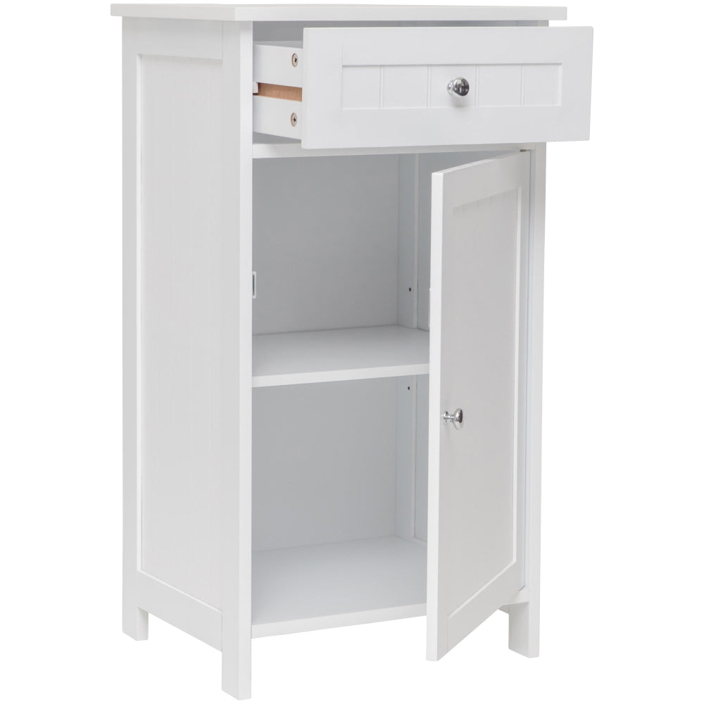 Arven Multipurpose Lowboy Low Storage Cabinet - White Bathroom Fast shipping On sale