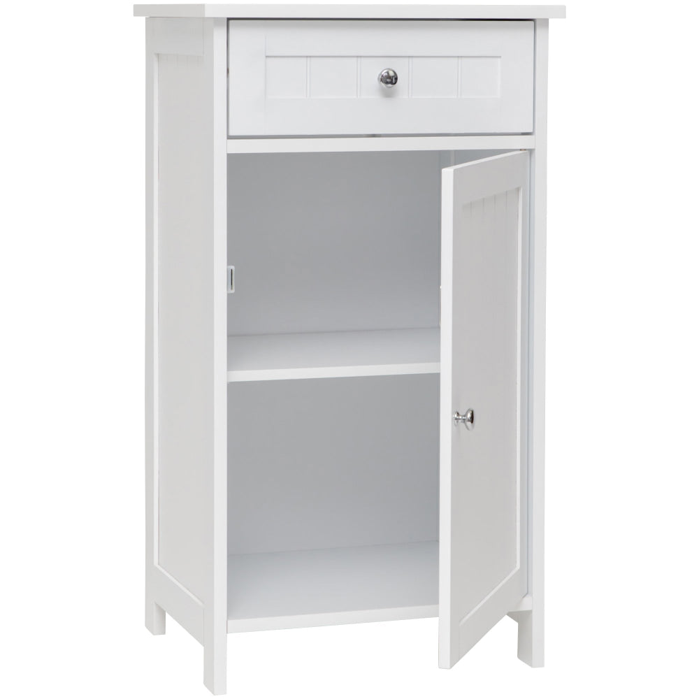 Arven Multipurpose Lowboy Low Storage Cabinet - White Bathroom Fast shipping On sale