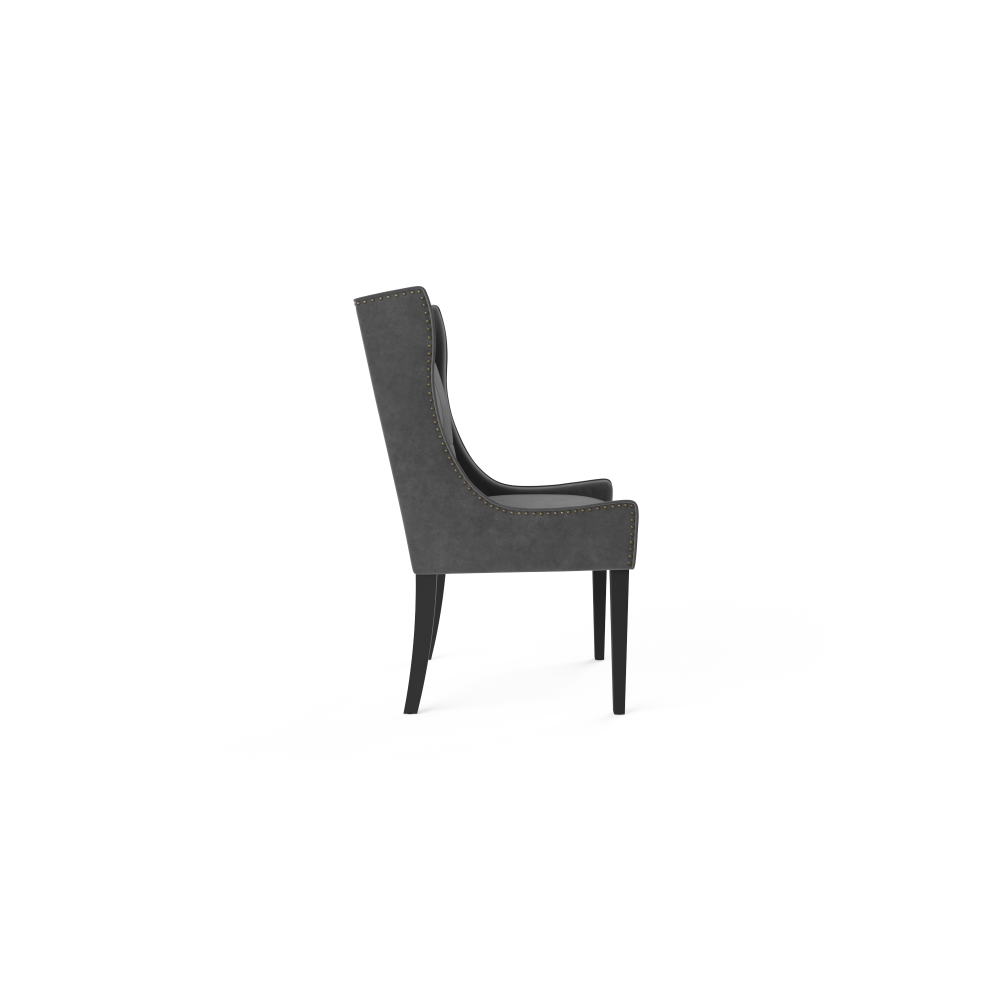 Ashley Scoop Back Dining Chair Cosmic Anthracite Fast shipping On sale
