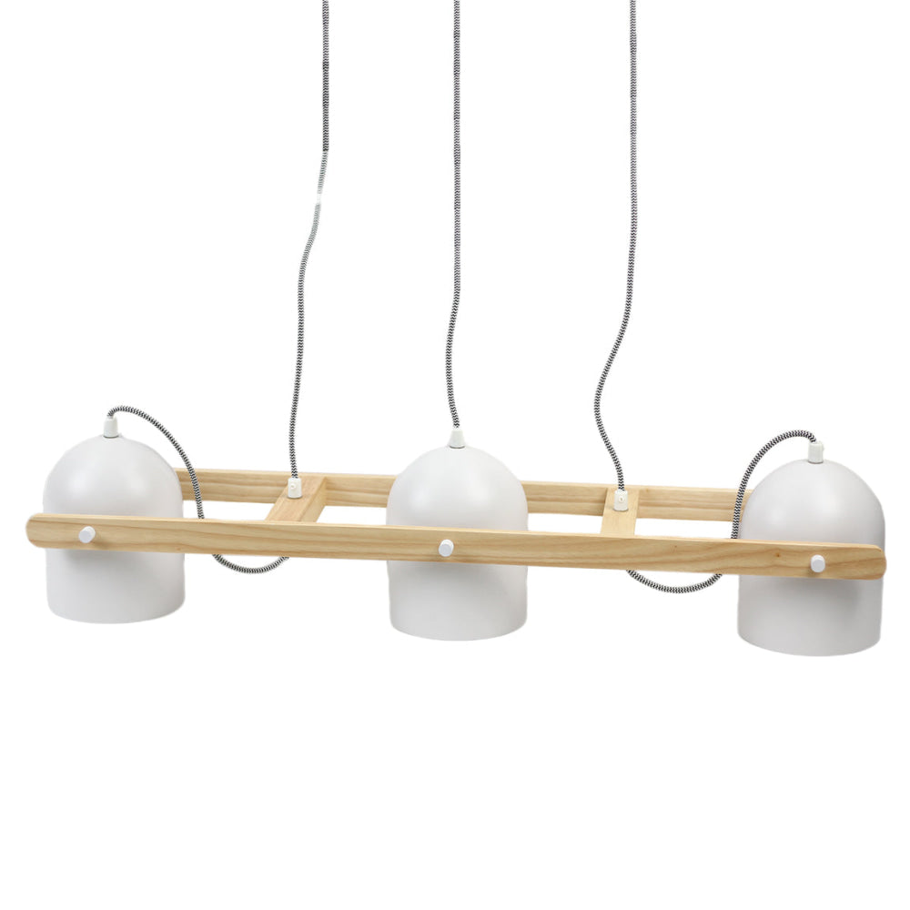 Auden Industrial 3-Lights Hanging Pendant Light Lamp Metal Shade White Fast shipping On sale