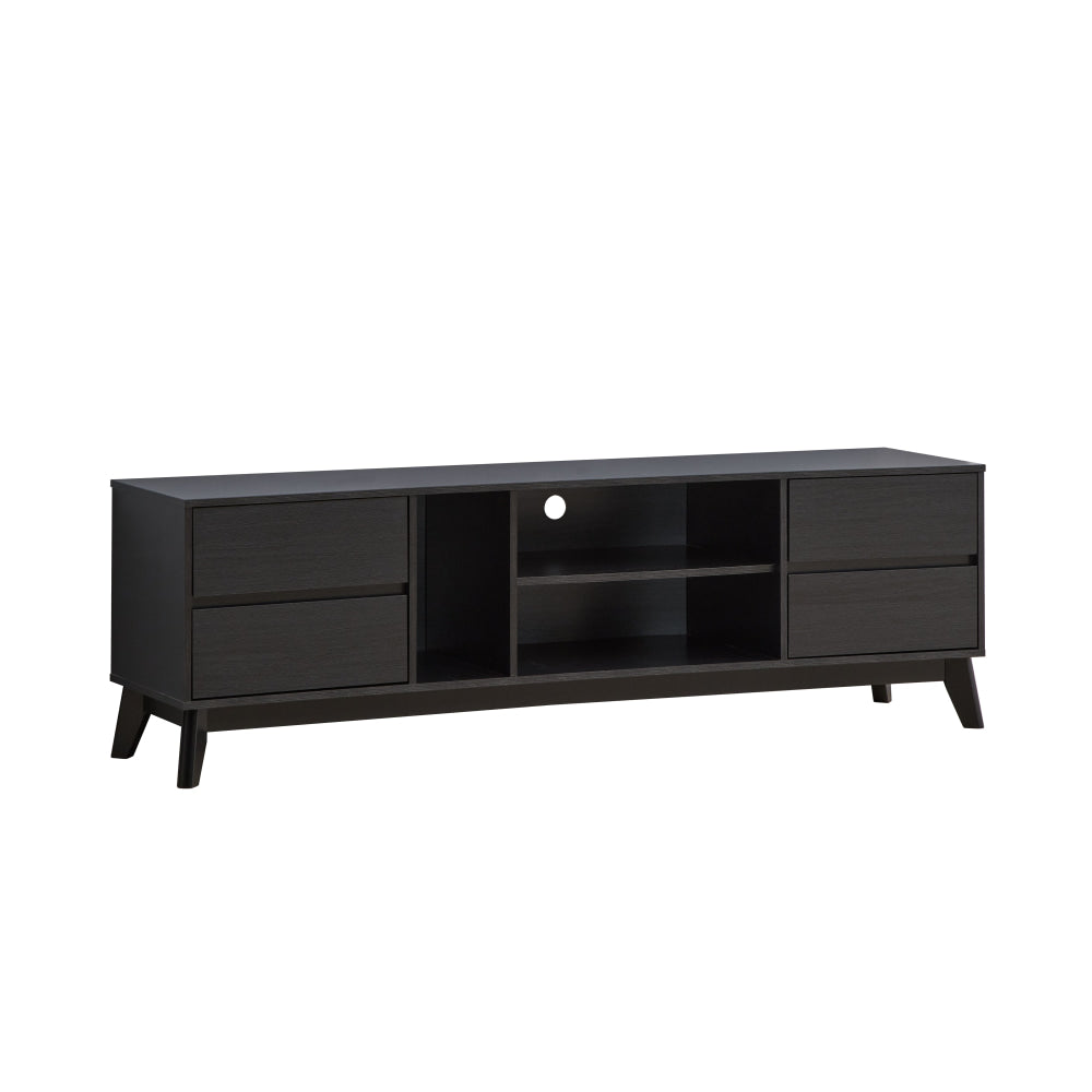 Audrew Lowline TV Stand Entertainment Unit 180cm W/ 4-Doors Walnut Fast shipping On sale