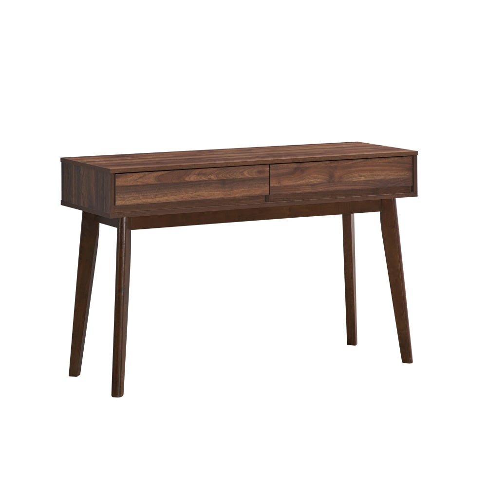 Audrey Wooden Hallway Console Hall Table W/ 2-Drawers Walnut Fast shipping On sale