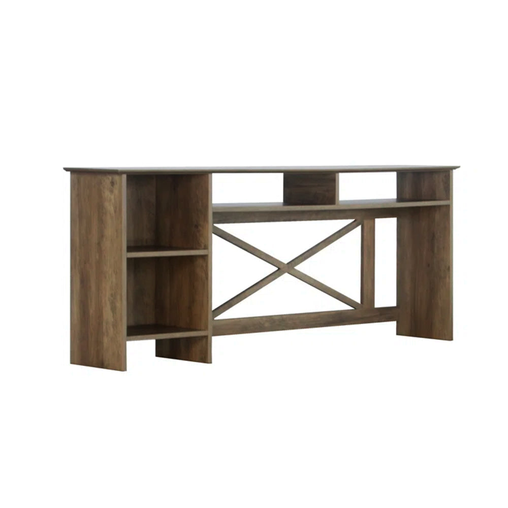 Axel Desk Hutch for L-Shape Home Office Computer Rustic Oak & accessories Fast shipping On sale