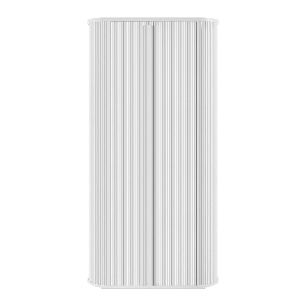 Azaria Multi-Purpose 2-Door Tall Cupboard Storage Cabinet 5-Tier White Fast shipping On sale