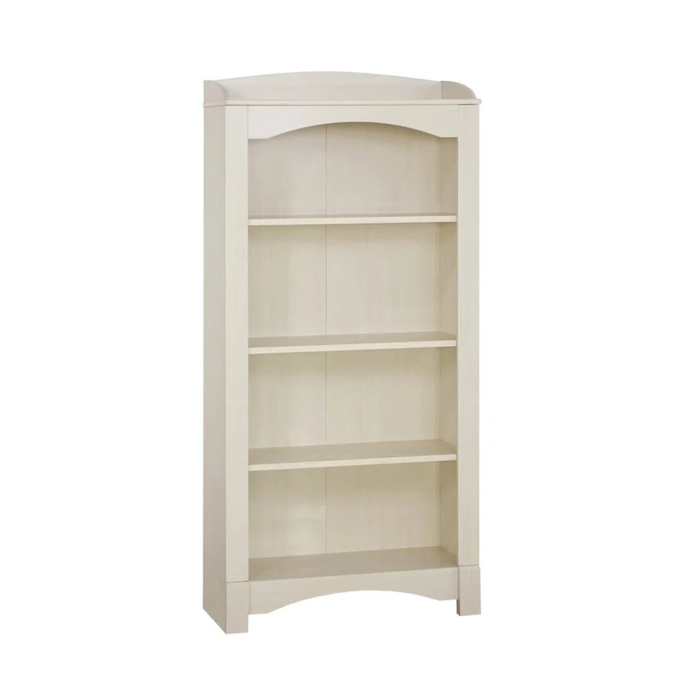 Basil Wooden 5-Tier Display Shelf Bookcase Storage Cabinet Antique White Fast shipping On sale