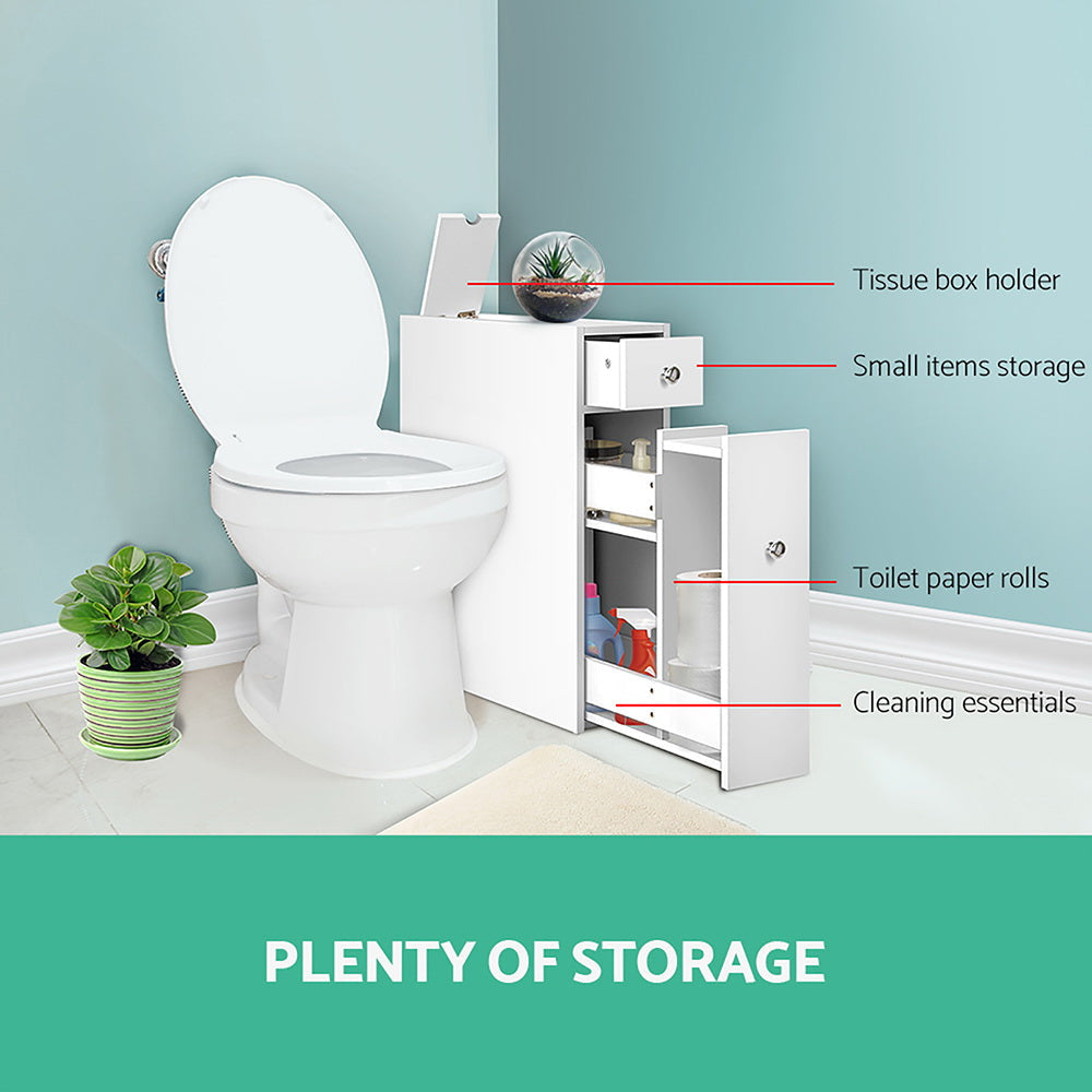 Bathroom Storage Cabinet White Fast shipping On sale