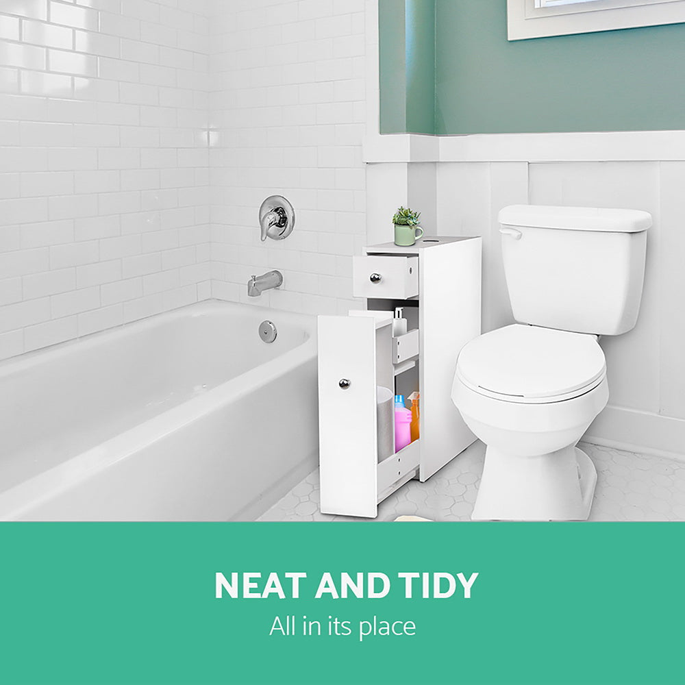 Bathroom Storage Cabinet White Fast shipping On sale