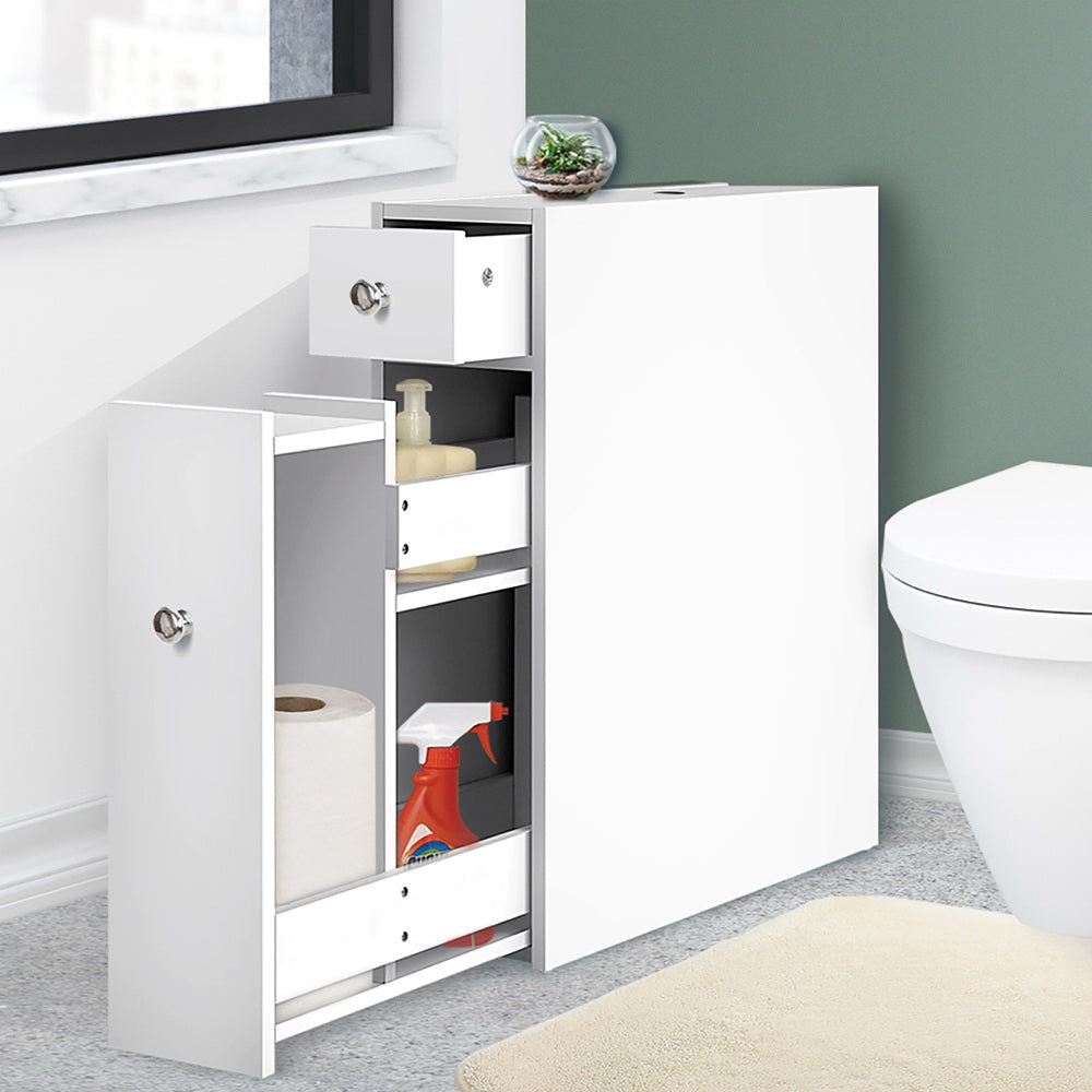 Bathroom Storage Cabinet White Fast shipping On sale