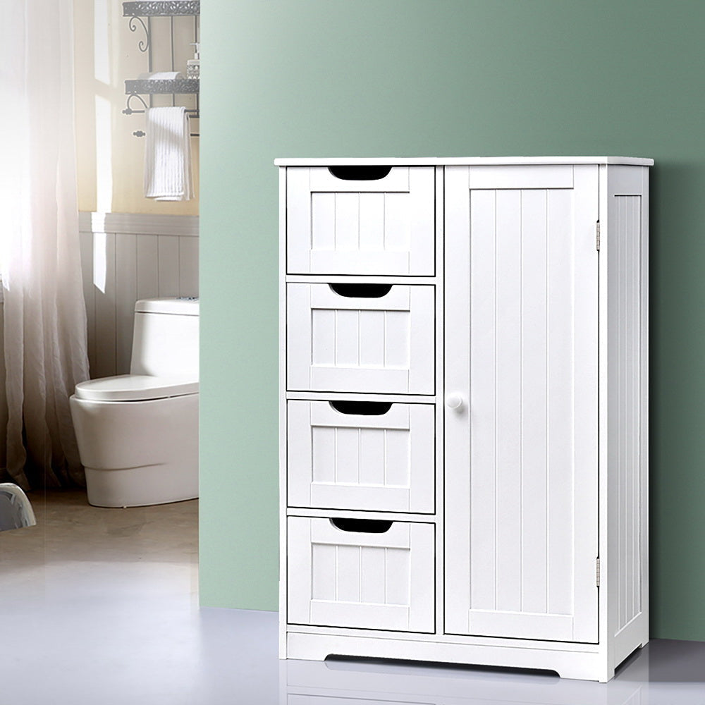 Bathroom Tallboy Storage Cabinet - White Fast shipping On sale