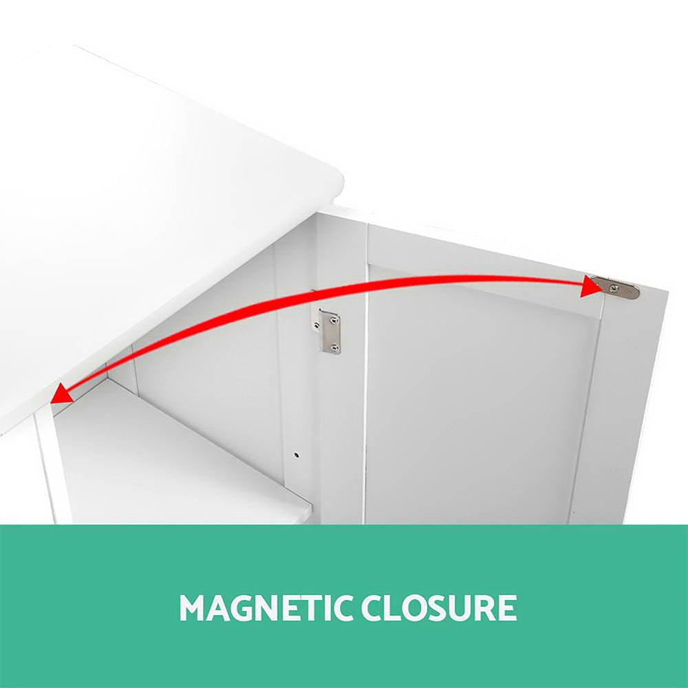 Bathroom Tallboy Storage Cabinet - White Fast shipping On sale