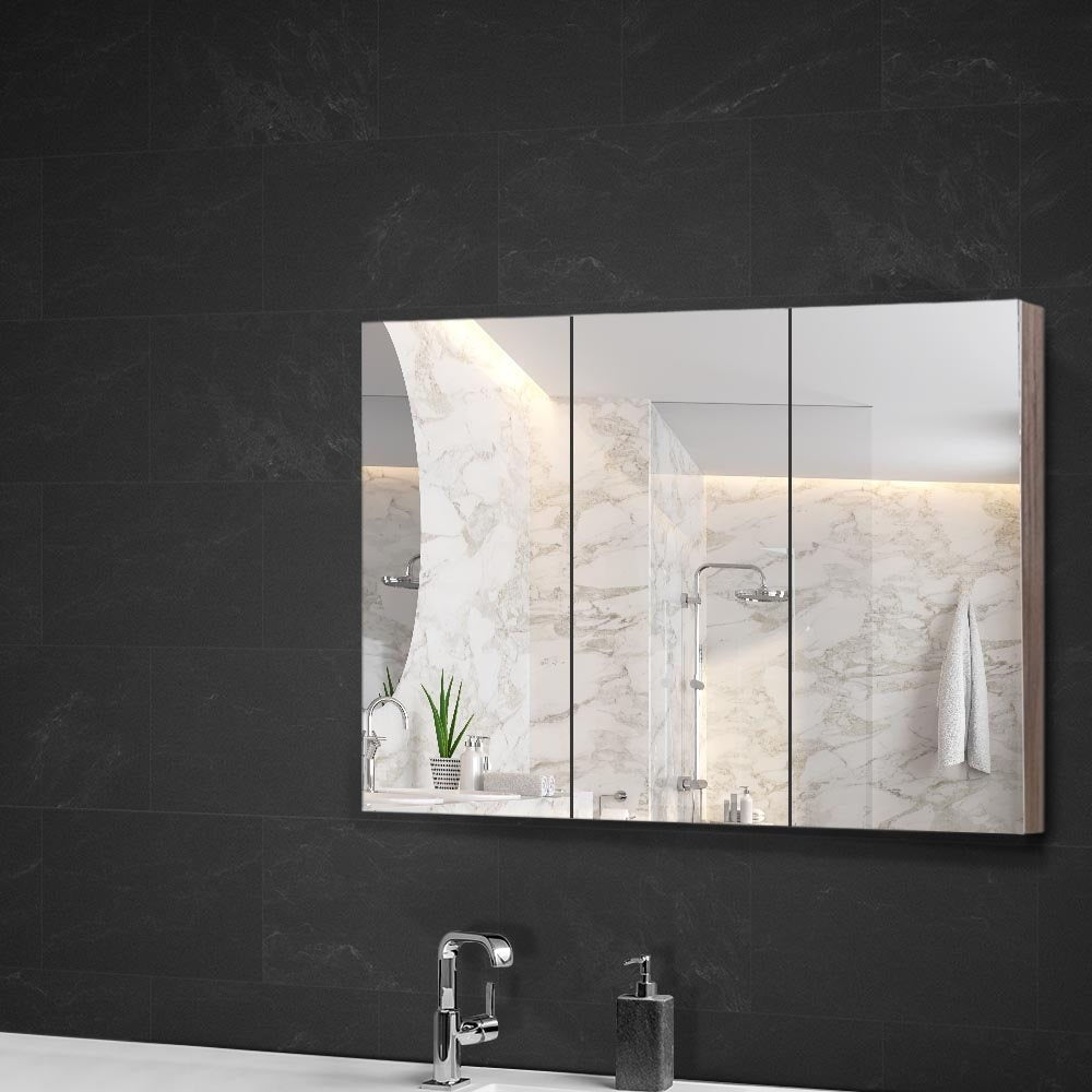 Bathroom Vanity Mirror with Storage Cabinet - Natural Fast shipping On sale