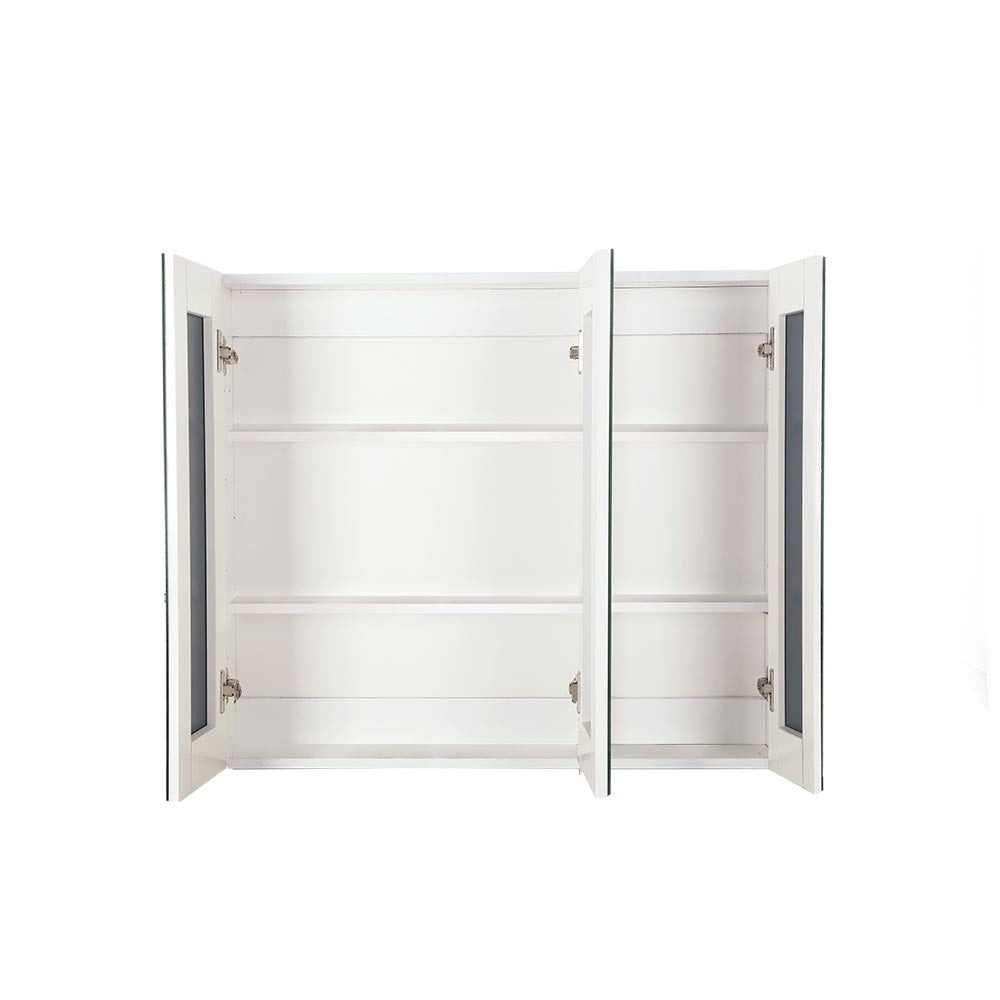 Bathroom Vanity Mirror with Storage Cabinet - White Fast shipping On sale