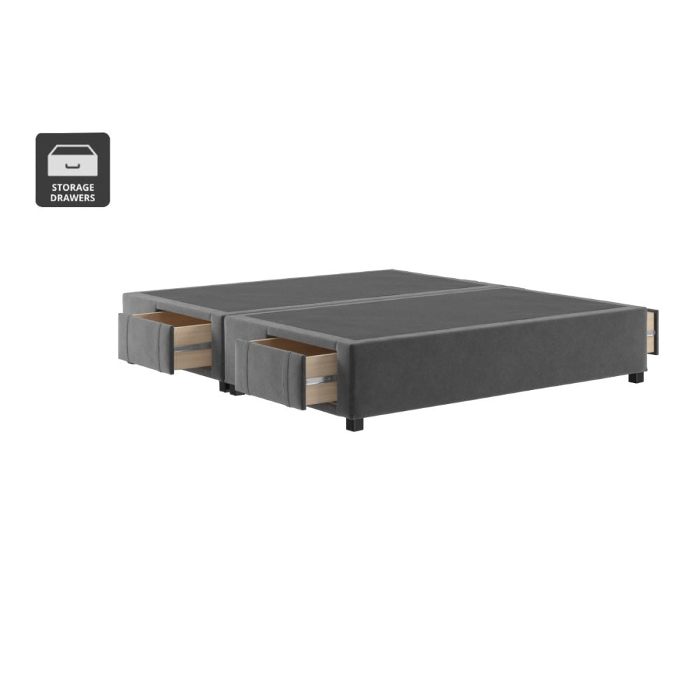 Bed Base with Drawers Cosmic Anthracite King Size Frame Fast shipping On sale