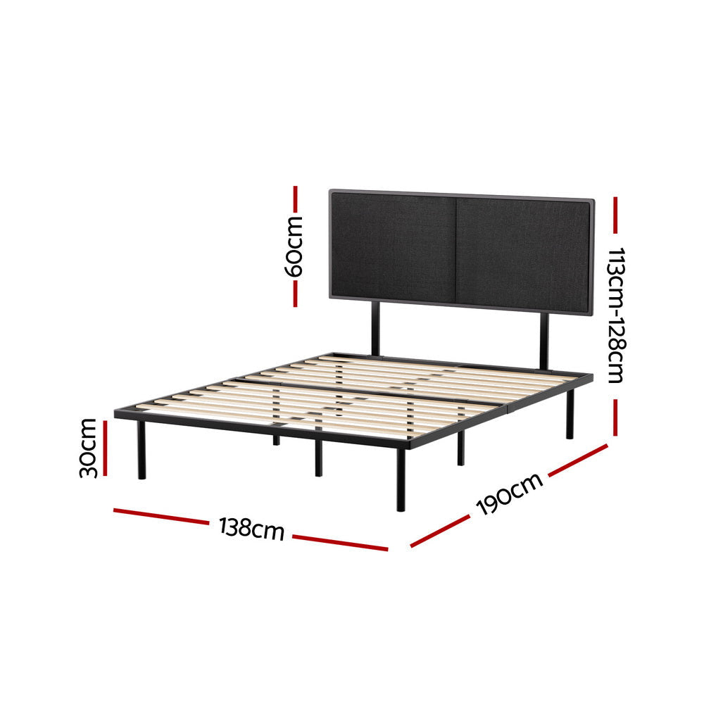 Bed Frame Double Size Metal NOE Fast shipping On sale