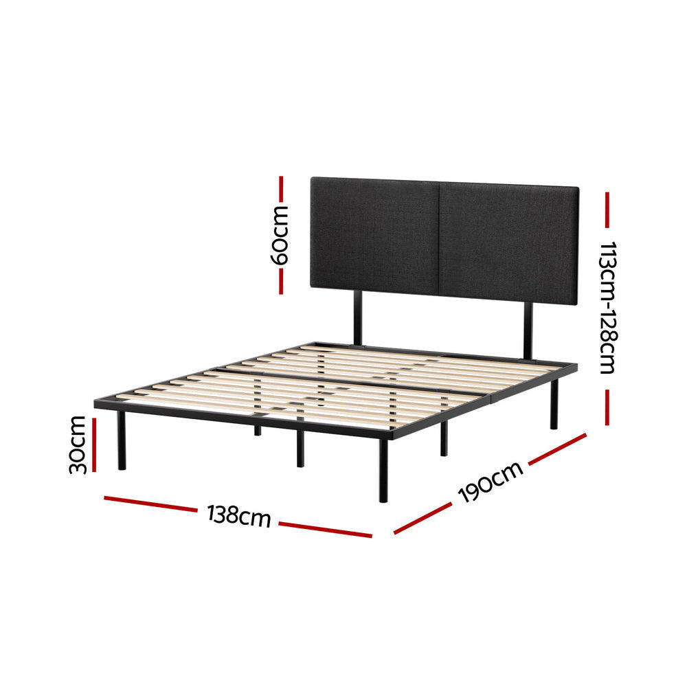 Bed Frame Double Size Metal NOR Fast shipping On sale