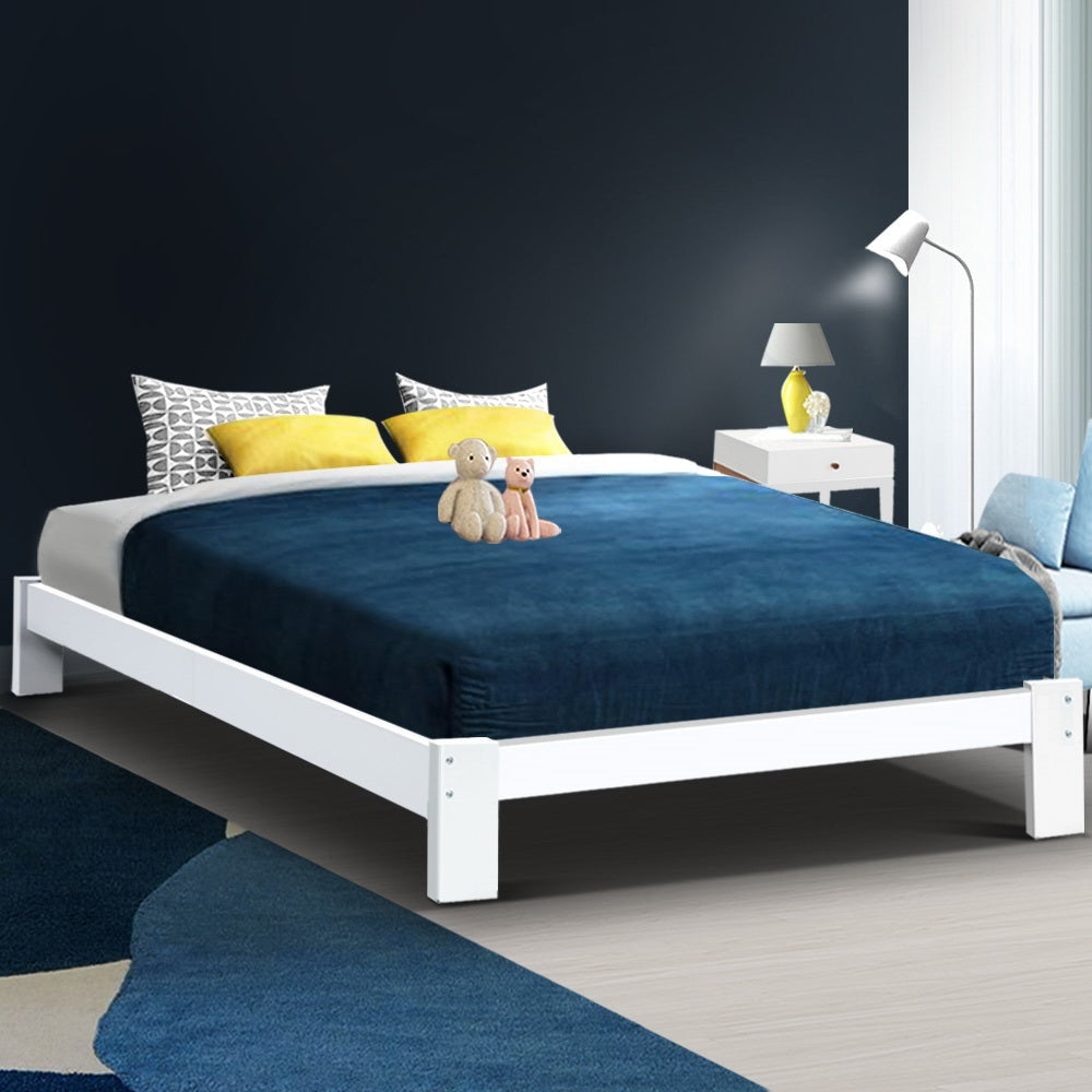 Bed Frame Double Size Wooden Base JADE Timber Foundation Mattress Fast shipping On sale