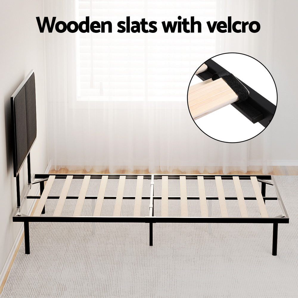 Bed Frame King Single Size Metal NOE Fast shipping On sale