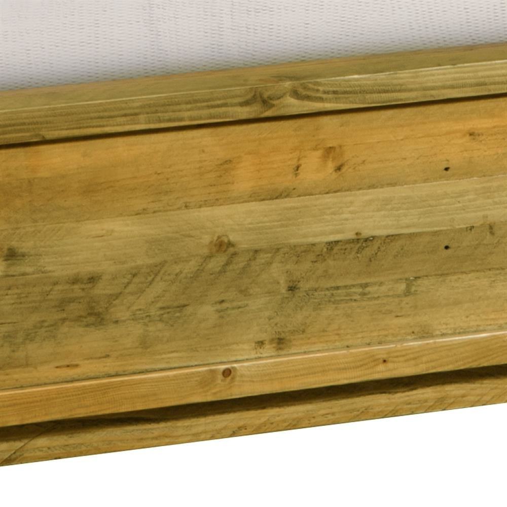 Bed Frame King Size Rustic Timber Fast shipping On sale