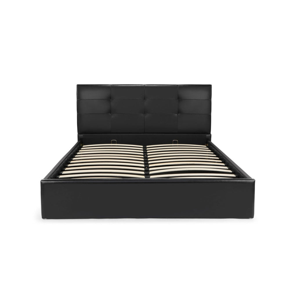 Bed Frame Siena Gas Lift Collection Black Queen Fast shipping On sale