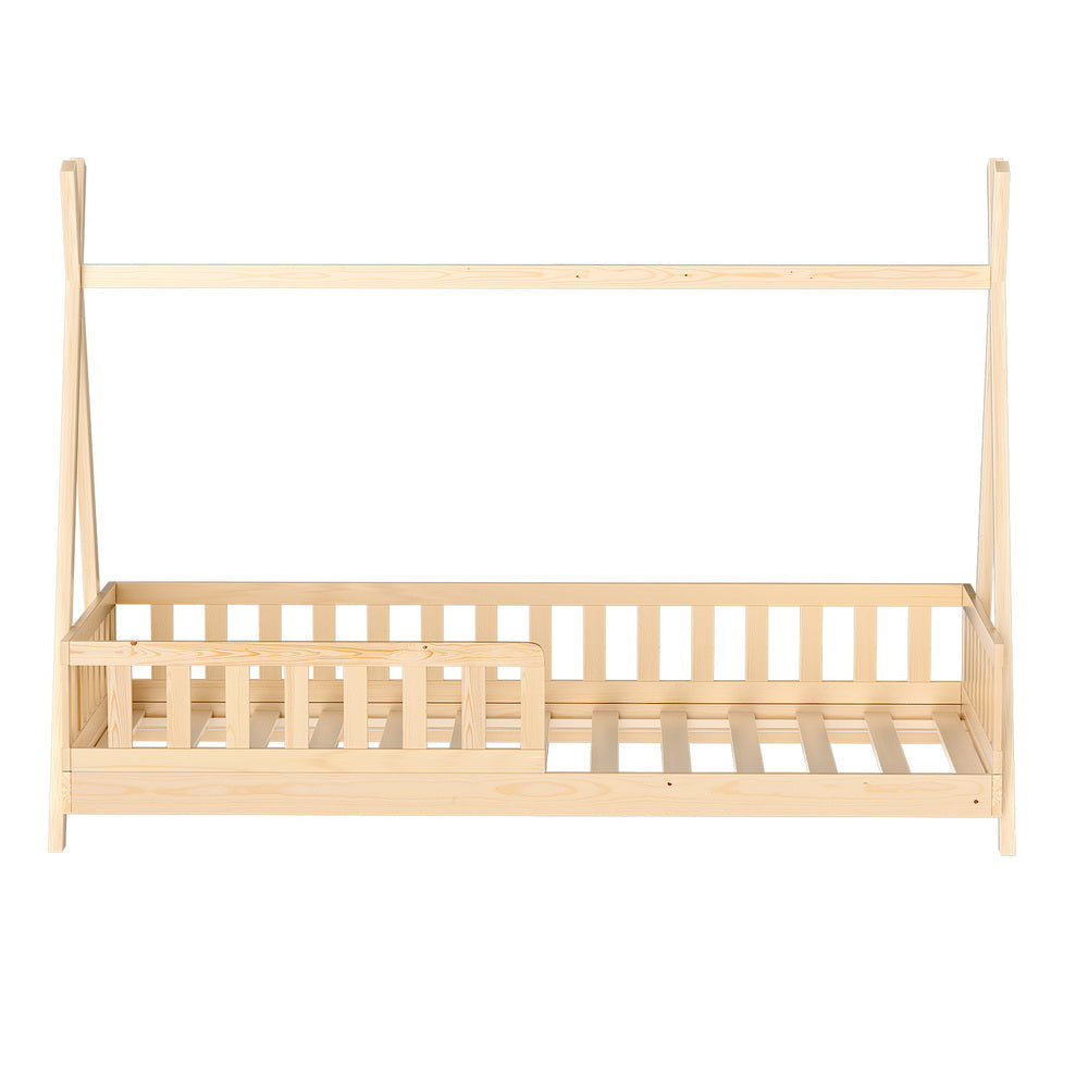 Bed Frame Wooden Kids House Frames Oak PUAH Fast shipping On sale