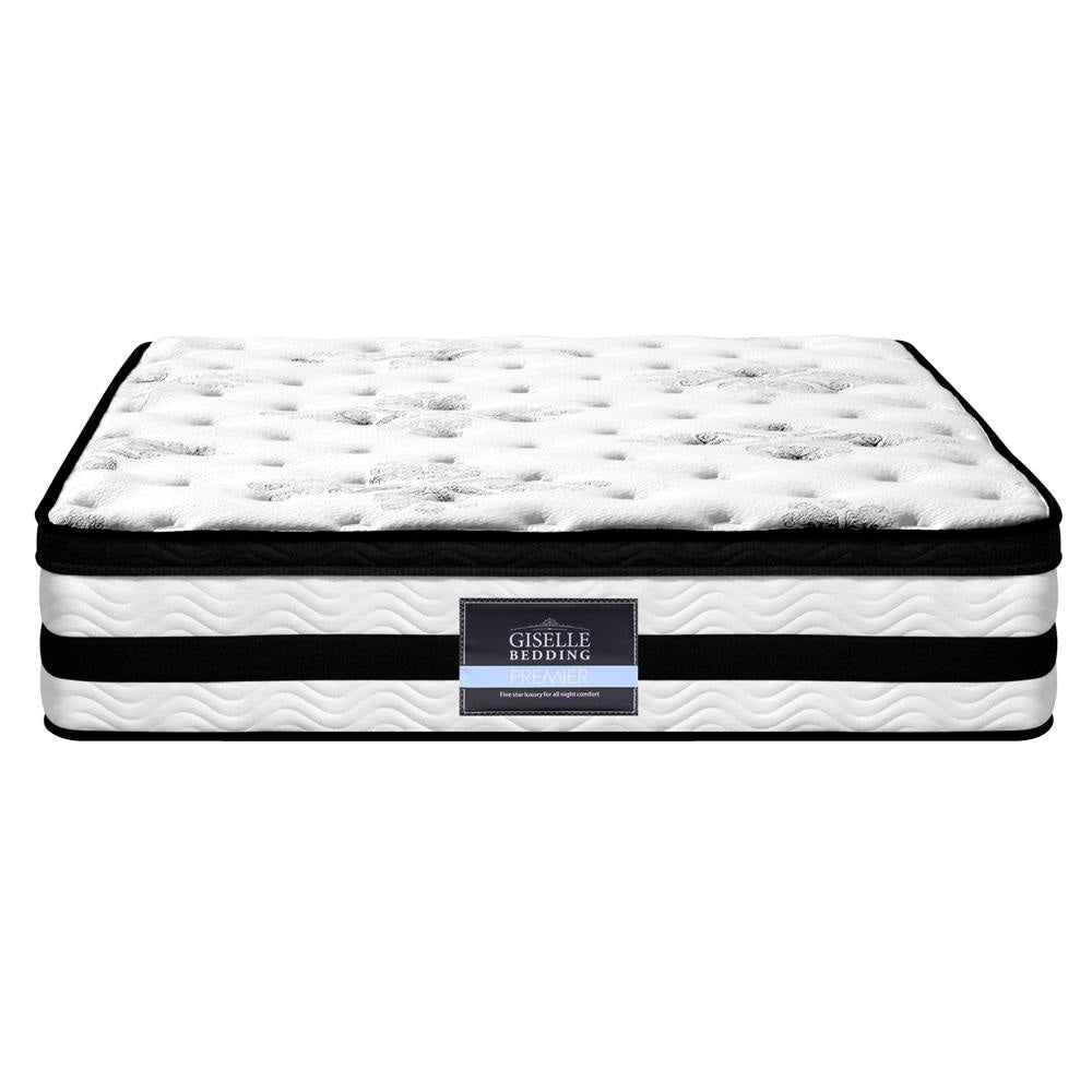 Bedding Algarve Euro Top Pocket Spring Mattress 34cm Thick – Queen Fast shipping On sale