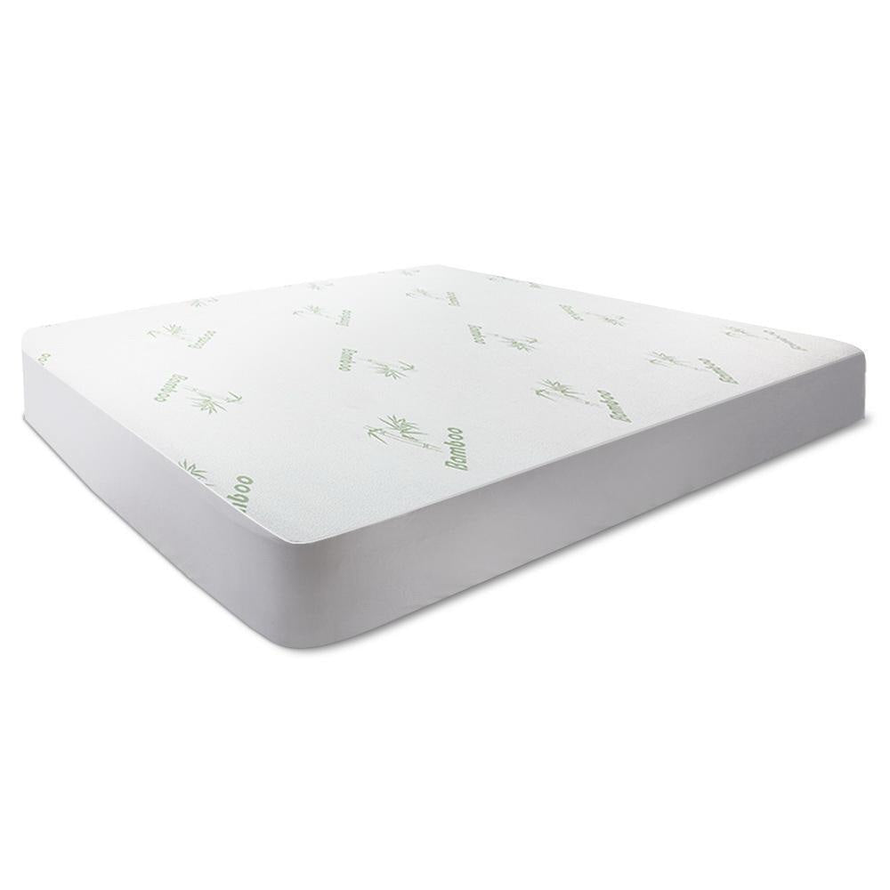 Bedding Bamboo Mattress Protector Single Fast shipping On sale