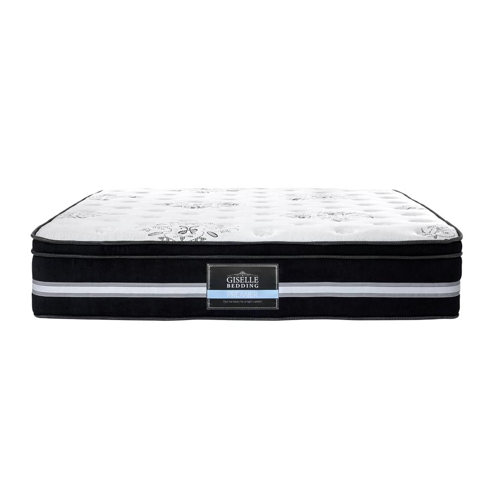 Bedding Donegal Euro Top Cool Gel Pocket Spring Mattress 34cm Thick – Queen Fast shipping On sale