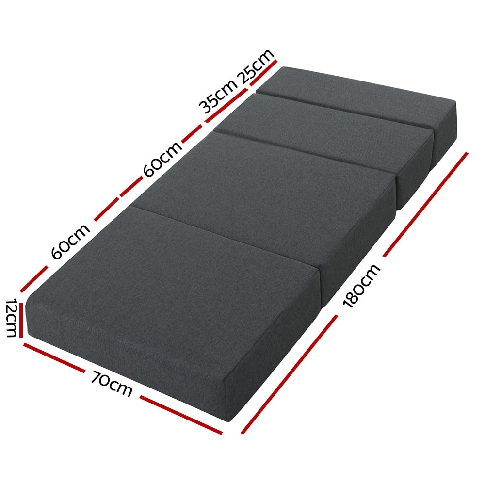 Bedding Folding Mattress Foldable Portable Bed Floor Mat Camping Pad Fast shipping On sale