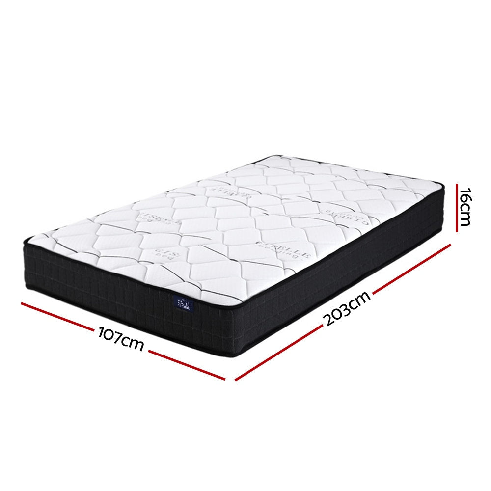 Bedding Glay Bonnell Spring Mattress 16cm Thick – King Single Fast shipping On sale