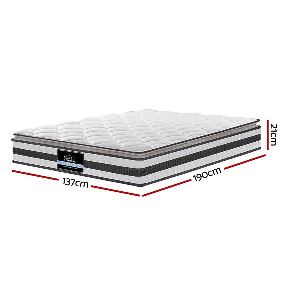 Bedding Normay Bonnell Spring Mattress 21cm Thick – Double Fast shipping On sale