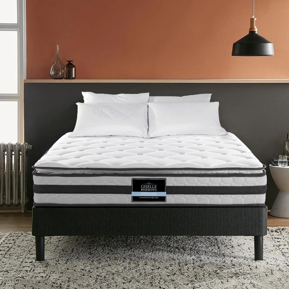 Bedding Normay Bonnell Spring Mattress 21cm Thick – Queen Fast shipping On sale