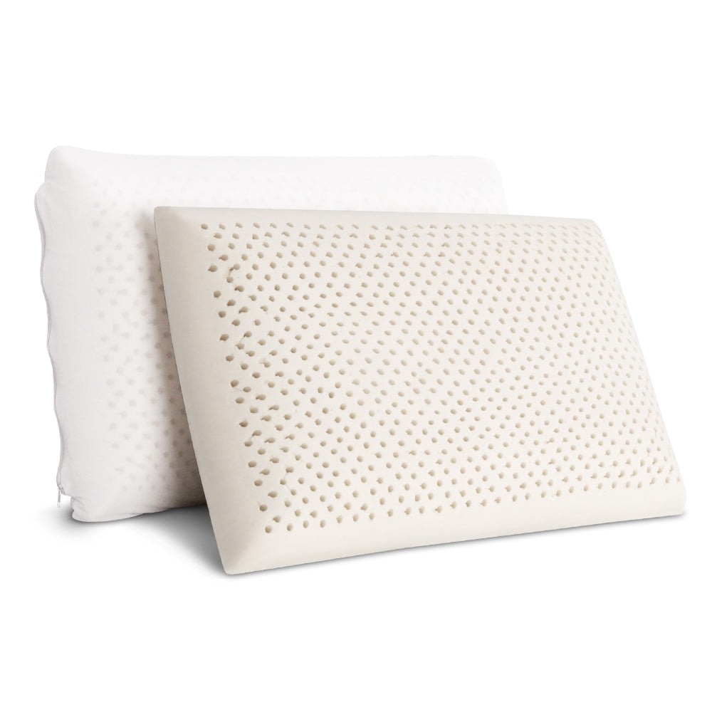 Bedding Set of 2 Natural Latex Pillow Fast shipping On sale