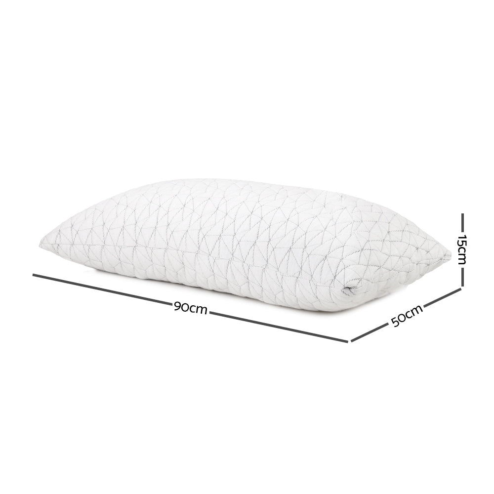Bedding Set of 2 Rayon King Memory Foam Pillow Fast shipping On sale