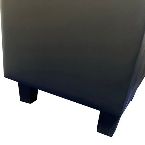 Bedside Table 2 drawers PU Leather Side Night Stand Storage in Black Colour Fast shipping On sale