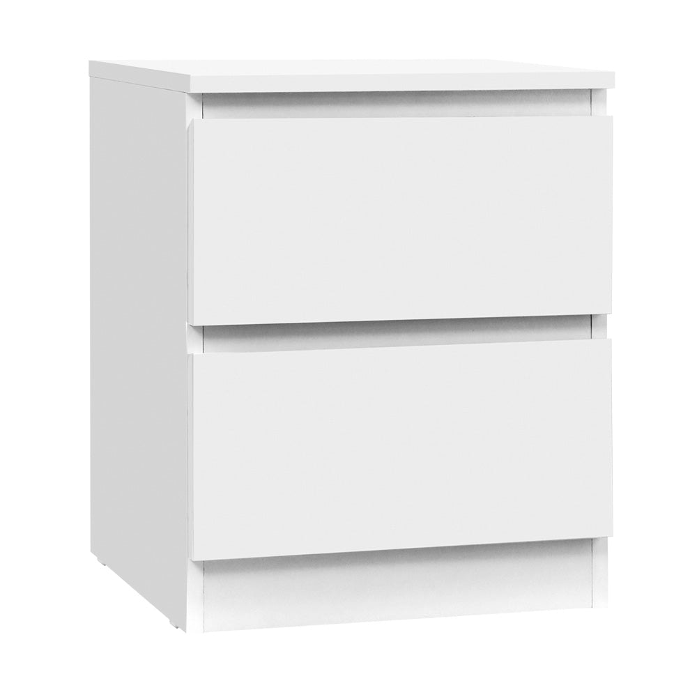 Bedside Table Cabinet Lamp Side Tables Drawers Nightstand Unit White Fast shipping On sale