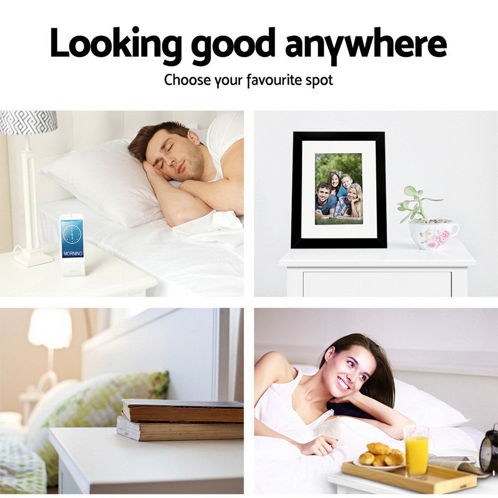 Bedside Table Coffee Side Cabinet Drawer Wooden White Fast shipping On sale