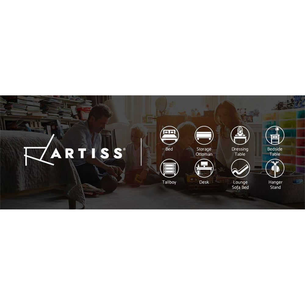 Bedside Table Nightstand Drawer Storage Cabinet Lamp Side Shelf White Fast shipping On sale