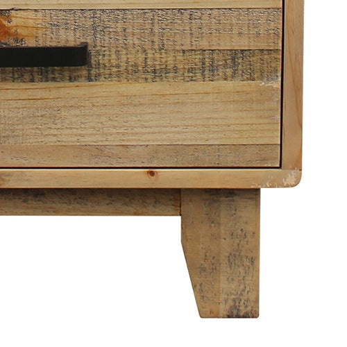 Bedside Table Rustic Timber Fast shipping On sale