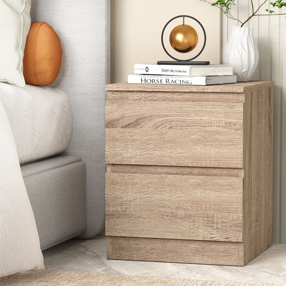 Bedside Tables Drawers Side Table Bedroom Furniture Nightstand Wood Lamp Fast shipping On sale