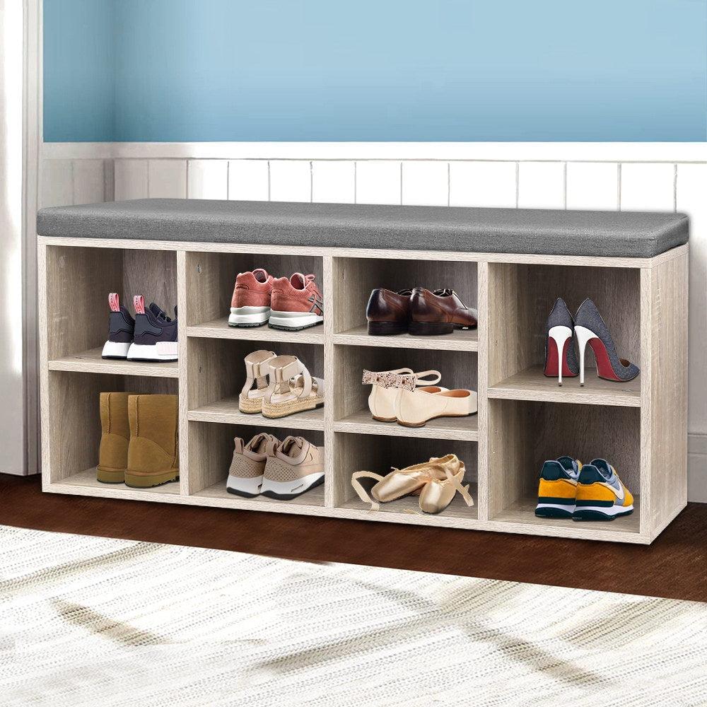 Bench Wooden Shoe Rack Storage Cabinet Fast shipping On sale