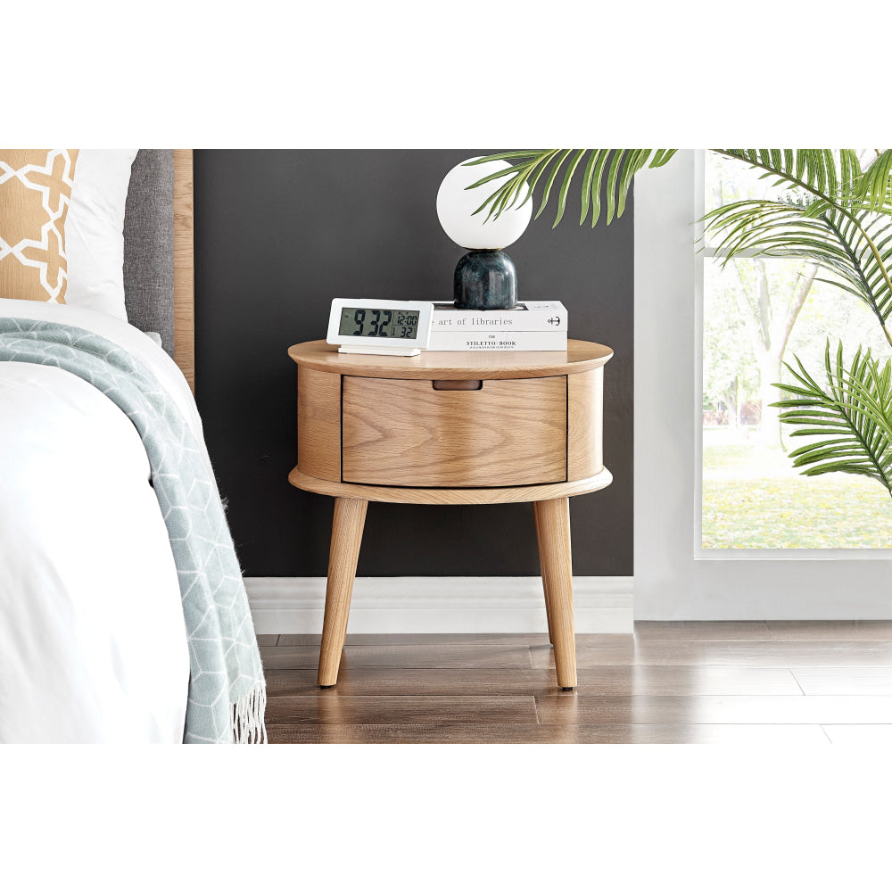 Bentley Nightstand Bedside Table Oak Fast shipping On sale