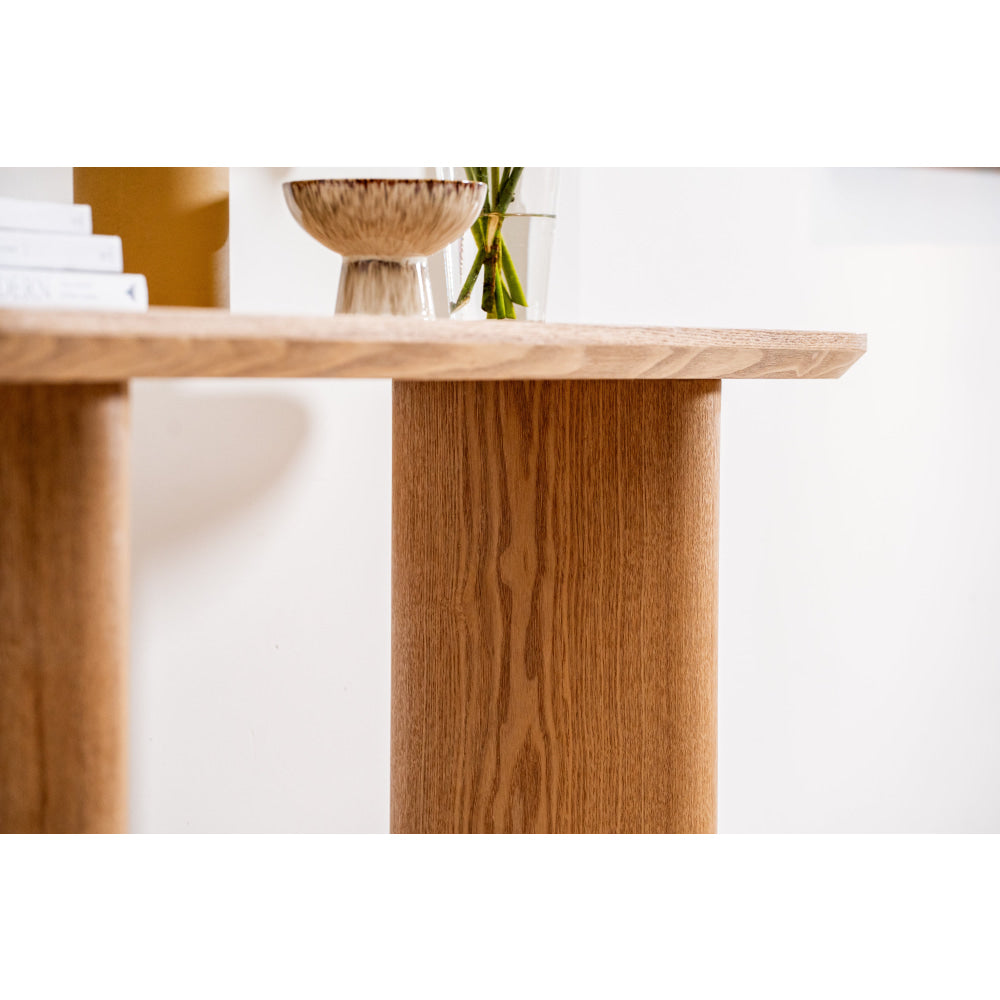 Bexley Classic Wooden Veneer Hallway Console Hall Table Natural Fast shipping On sale