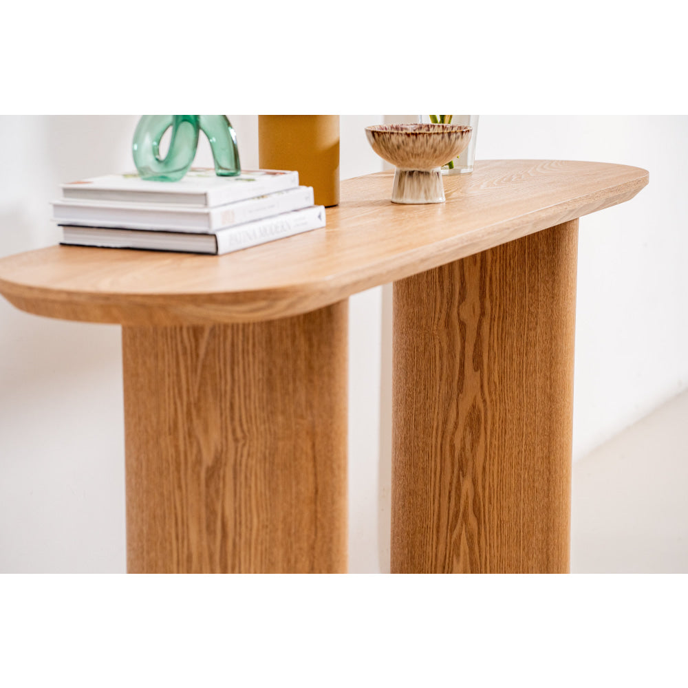 Bexley Classic Wooden Veneer Hallway Console Hall Table Natural Fast shipping On sale