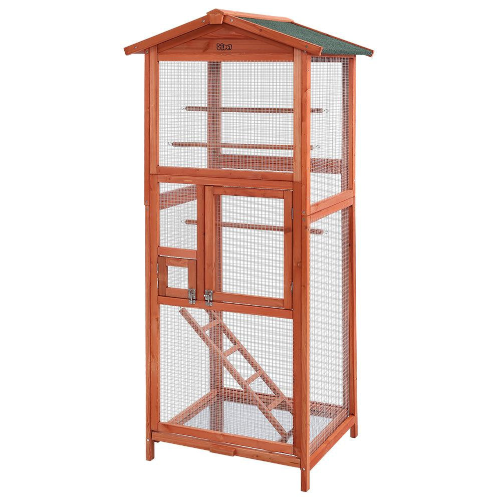 Bird Cage Wooden Pet Cages Aviary Large Carrier Travel Canary Cockatoo Parrot XL Fast shipping On sale