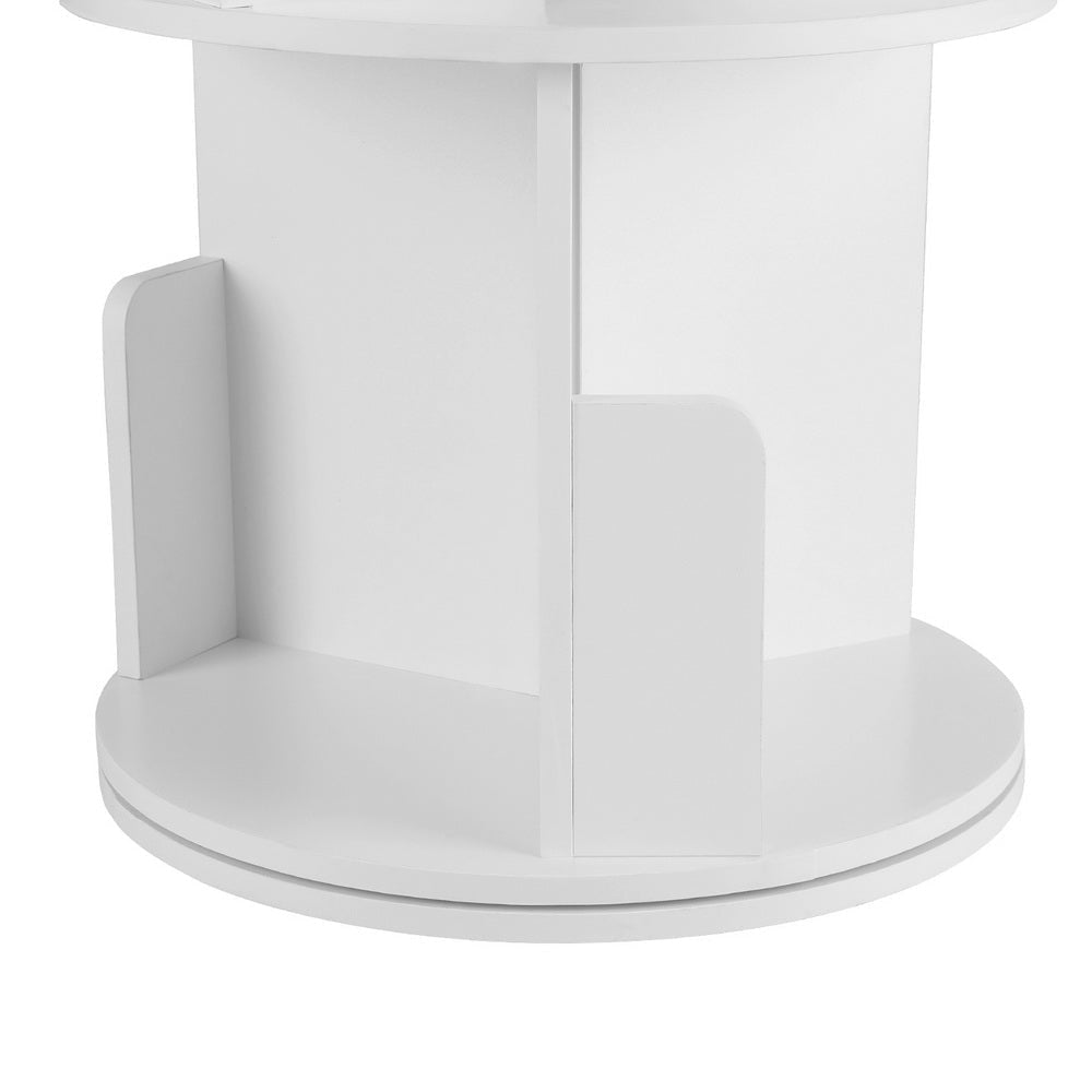 Bookshelf 4 Tiers EDIE White Bookcase Fast shipping On sale