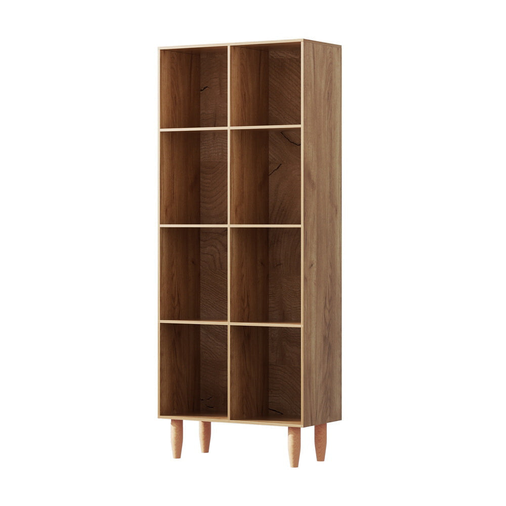 Bookshelf Bookcase 4 Tiers LEOR Walnut Fast shipping On sale