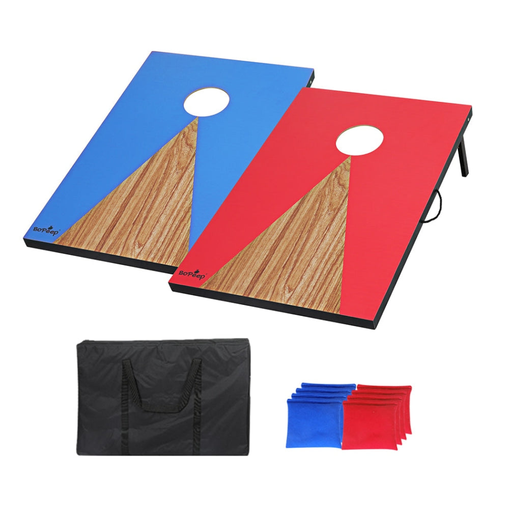 BoPeep 2PCS Kids Bean Bag Toss Cornhole Game Set Children Wooden Outdoor Toys Fast shipping On sale