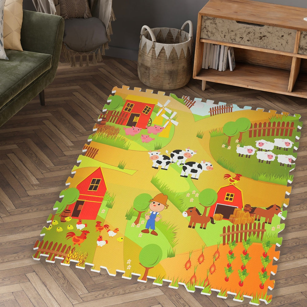 BoPeep Baby Play Mat EVA Kids Crawling Pad Floor Child Rug Foam Carpet 9PCS Toys Fast shipping On sale