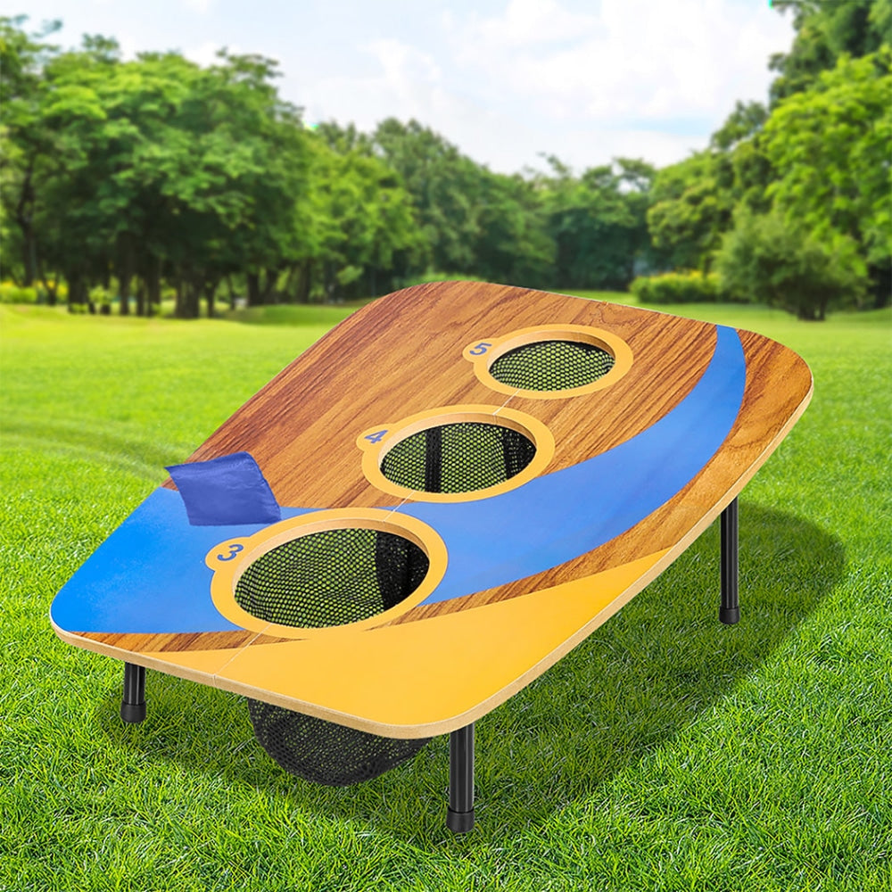 BoPeep Kids Bean Bag Toss Game Set Children Wooden Outdoor Toys Theme Party Fast shipping On sale