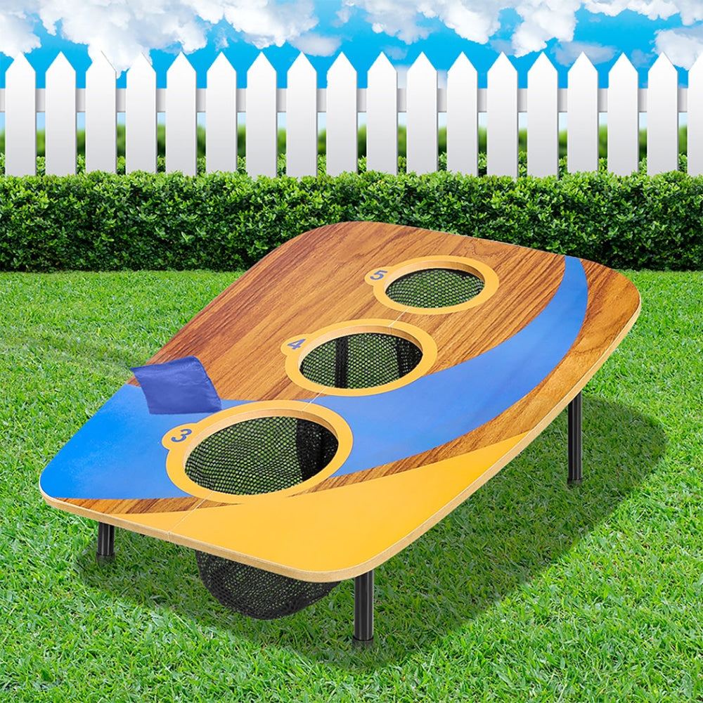 BoPeep Kids Bean Bag Toss Game Set Children Wooden Outdoor Toys Theme Party Fast shipping On sale